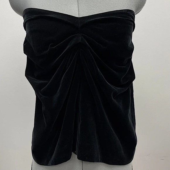 ZARA NWT velvet strapless top 💞 - Picture 1 of 2